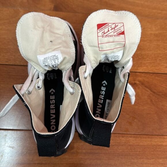 Converse Run Star Hike Hi Women Shoes Sneakers Black size 4.5 - Picture 8 of 12